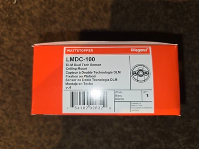 Wattstopper legrand LMDC-100 DLM Dual Tech Sensor Ceiling Mount in White v.4 - Image 1 of 3