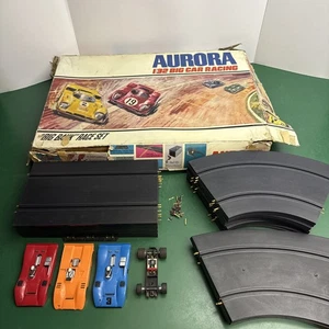 Aurora 1/32 Big Car McLaren XLR Big Bank Slotcar, Box & Rennbahn wie unvollständig - Bild 1 von 24