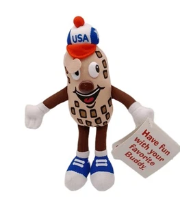 Gateway Promotions Buddy Mcnutty Peanuts Plush Posable Peanut 7" Stuffed Figure - Picture 1 of 11
