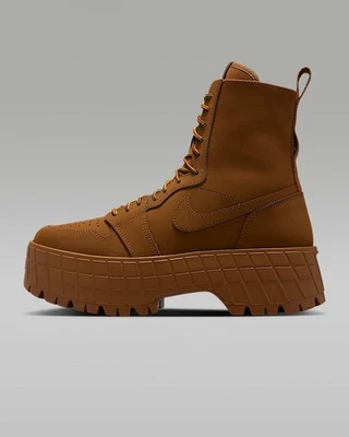 Nike Women's Air Jordan 1 Brooklyn Boot - British Tan - IO8742-281 Expeditedship - Image 1 of 4