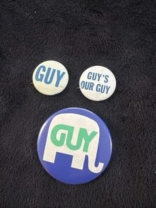 3 Guy Vander Caccia GOP Elefante - MI Congresso Dist. 9 - Pulsante Spilla Campagna - Foto 1 di 4