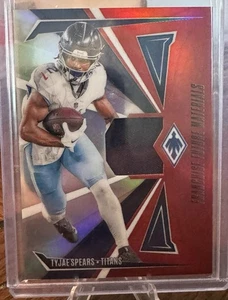 2024 Panini Phoenix Franchise Future Material Tyjae Spears #FFM-32 rojo/99 (MEM) - Imagen 1 de 2