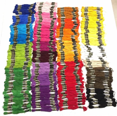 JanLynn Cotton Floss Lot 239 Skein Mixed New Needlepoint Embroidery Cross Stitch - Image 1 of 4