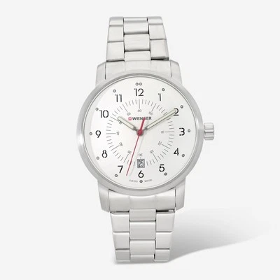 Wenger Swiss Army Men's 01.1641.114 Avenue White Dial Watch 42 mm MSRP $195 - Image 1 of 4