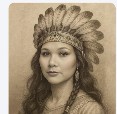 Hermosos retratos y bocetos Foto 1 de 4