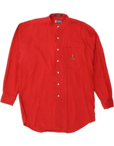 CHAPS Mens Tall Shirt XL Red Cotton AS02 - Picture 1 of 3