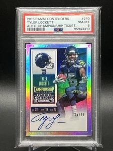 2015 Panini Contenders Rookie Ticket RPS Tyler Lockett #240 Auto /99 PSA 8 - Bild 1 von 1