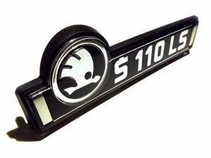 Skoda 110LS rear trunk badge S110LS complete set - Imagen 1 de 6