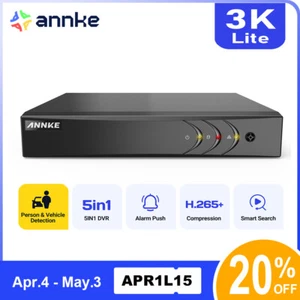ANNKE 5MP Lite 8CH DVR Recorder HDMI H.265+ for Security Camera CCTV System - Picture 1 of 17