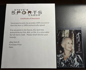 Fotografía 4x6 firmada por Jessica Tandy actriz de Hollywood leyenda automática y certificado de autenticidad - Imagen 1 de 4