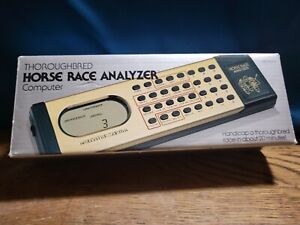 Thoroughbred Horse Race Analyzer Computer No. 9091