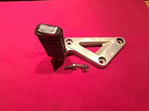 1984 Honda VT700c Left Rear Foot Peg With Mount And Hardware OEM - Picture 1 of 4