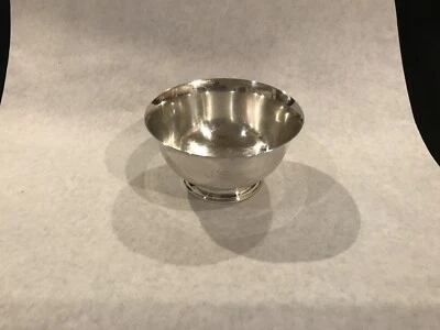 Cuenco de reproducción vintage Lunt 5-R plata esterlina .925 Paul Revere circa 1768  Foto 1 de 4