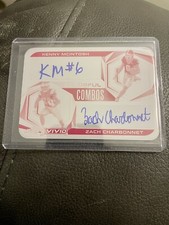 2023 Leaf Vivid Kenny McIntosh Zach Charbonnet Auto 1 of 1 Printing Plate RC 1/1