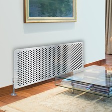 COPERTURA radiatore in vetro stampato-Acciaio Inox-Realizzato da Premier Range