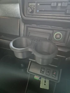 Vw Golf Mk1 Cupholder (81-92) black or white set - Picture 1 of 4