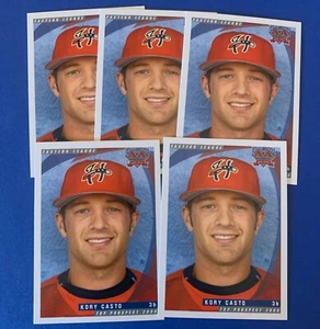 KORY CASTO 5 card lot 2006 Grandstand Eastern League Top Prospects - Picture 1 of 1