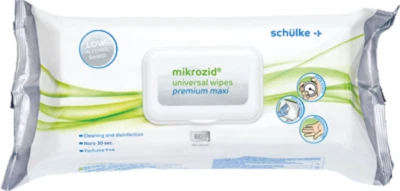 SCHÜLKE Mikrozid Universal Wipes Premium Maxi Flowpack 80 Tücher Flächendesinfektion