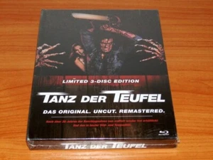 The Evil Dead Blu Ray Mediabook 3Disc Limited Edition Zombies Demons Gore Horror - Picture 1 of 6