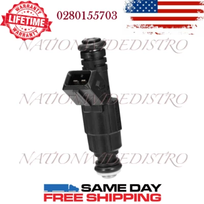 1x OEM Bosch Fuel Injector for 1994-1998 Jeep Grand Cherokee 5.2L 5.9L V8 - Image 1 of 4