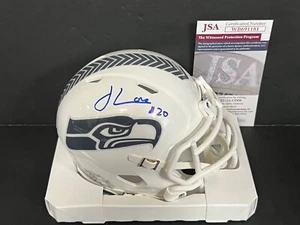 Julian Love Seahawks Signed 2024 Salute To Service Riddell Mini Helmet JSA COA - Picture 1 of 1
