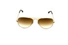 Ray Ban Aviator Sunglasses 54Mm Light Brown