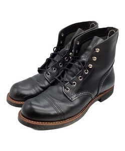 Stivali da lavoro Red Wing 8080 Iron Ranger neri uomo US8,5 26,5 cm - Foto 1 di 7