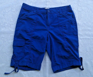 ST. JOHNS Women's Blue Casual Shorts 12