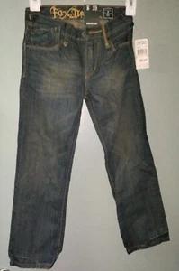 Fox Racing Boys Jeans Size 6 /22 Waist - Picture 1 of 4
