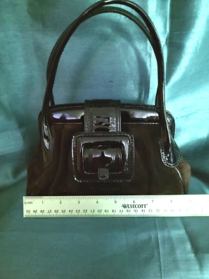 Cartera de gamuza marrón Banana Republic Foto 1 de 3