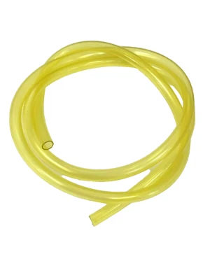 PVC Pipe Lawnmowers Petrol Fuel Tube 4mm i/d 6mm o/d PVC Yellow Tint