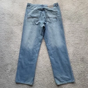 Vtg G Unit Baggy Jeans Mens 40 Blue Denim Distressed Grunge HipHop Y2K 50 Cent - Picture 1 of 18