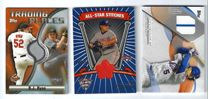 3 Baseball Memorabilia: B.J. Ryan, Chad Cordero, David Wright