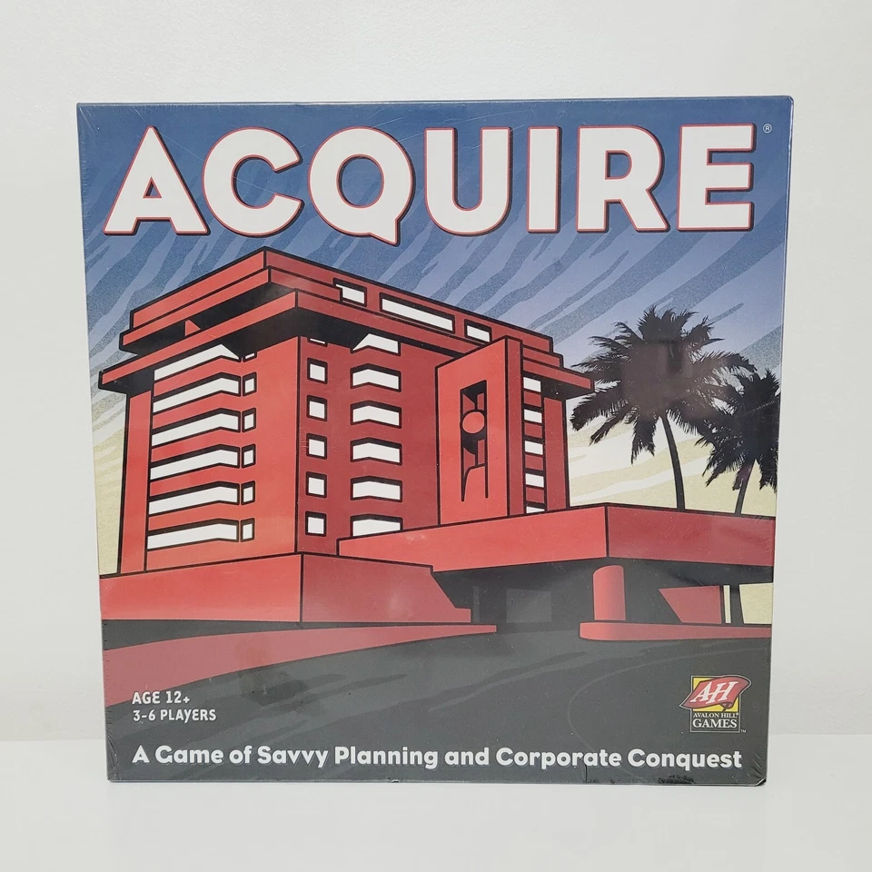 Avalon Hill Acquire Board Game 2008 Brand New Sealed - Image 1 of 4