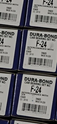 F-24 Sideoiler Cam Bearings Ford 427 Galaxie Fairlane Mustang F24 Dura-Bond FE - Image 1 of 4
