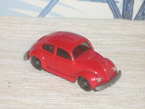 VW Wiking Volkswagen Red Beetle 1/87 Vintage