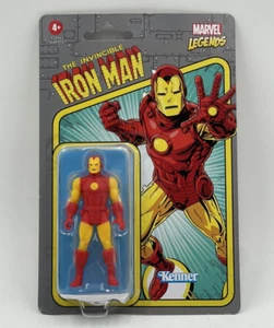 Kenner Marvel Legends The Invincible Iron Man 3.75" Retro Action Figure - Picture 1 of 2