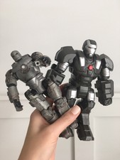 Set Of 2 Iron Man Figures Mark 1 & Talking Silver Suit 2008 2010 Articulated 7”