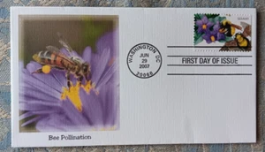 BEE POLLINATION 2007 FLEETWOOD CACHET FDC VF UNADDR - Picture 1 of 1