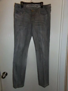 Jeans denim premium CONVERSE ONE STAR da donna grigio stretch lavato taglia 12 ottime condizioni - Foto 1 di 6