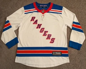 Fanatics NHL New York Rangers White Hockey Jersey Men's Medium - Picture 1 of 7
