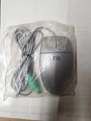 VINTAGE HP Ball Mouse MU07J Ps2 - Silver - 5185-2413  - Image 1 of 4