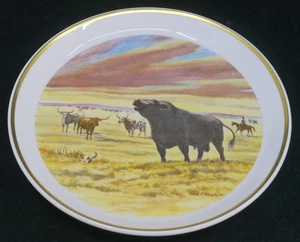 Shenango China 1973 100 años de Angus plato conmemorativo, ganadería - Imagen 1 de 5