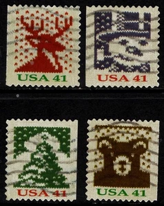 OFF Paper #4211-14 Holiday Knits-bklt 41c (used set of 4) 2007 _n427 - Picture 1 of 1