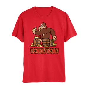 Isaac Morris Limited Donkey Kong Unisex Short Sleeve T-Shirt Red S-5XL - Picture 1 of 5