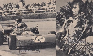 SIGNED JACKIE STEWART TYRRELL 003 F1 1971 ORIGINAL AUTOGRAPH CARD PHOTO FOTO - Picture 1 of 3