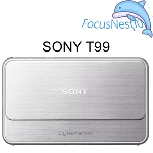 Sony Cyber Shot DSC-T99 CCD 14,1 MP 4x zoom ottico fotocamera digitale - argento - Foto 1 di 6