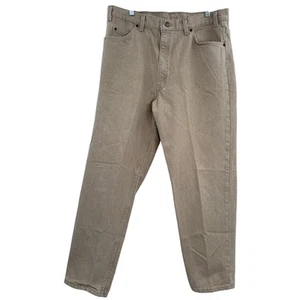 Vintage Levi's 550 relax fit tapered leg beige 100%cotton made in USA size 38X30 - Bild 1 von 11