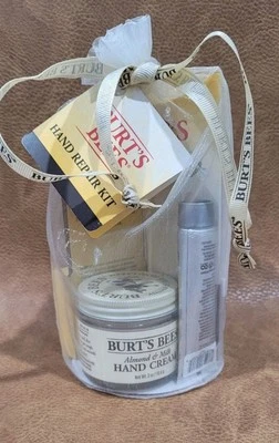 Burt’s Bees Hand Repair Kit W/Almond & Milk Hand Cream, Cuticle Cream & Gloves - Image 1 of 4