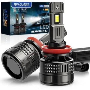 Bevinsee 2X H11 H8 H9 LED Headlight Bulbs Fog Light 150W 40000LM White Brighter - Picture 1 of 8